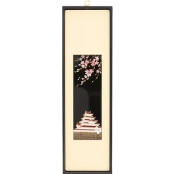 MIYA Company Wall Lacquer Art Sakura & Castle