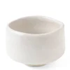 MIYA Company White matcha tea bowls cups available at Miya made in Japan.