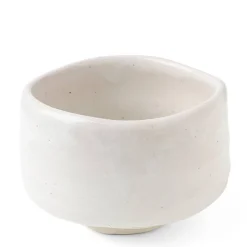 MIYA Company White matcha tea bowls cups available at Miya made in Japan.