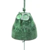 MIYA Company Wind Chime Owl Green 1-7/8"