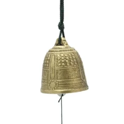 MIYA Company Wind Chime Temple Bell Gold XL